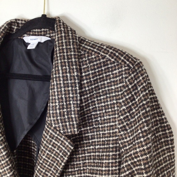 NWT Old Navy blazer jacket women 2X plaid - Picture 2 of 9